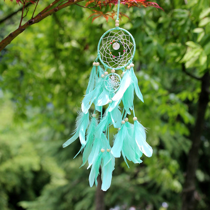 Wholesale Indian Mascot Hand Woven Dreamcatcher MOQ≥2 JDC-DC-BGN001