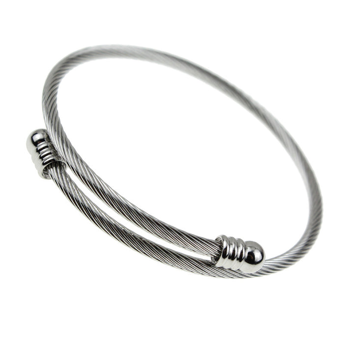 Wholesale Stainless Steel Bracelet Charriol Bangle MOQ≥2 JDC-BT-ChengG002