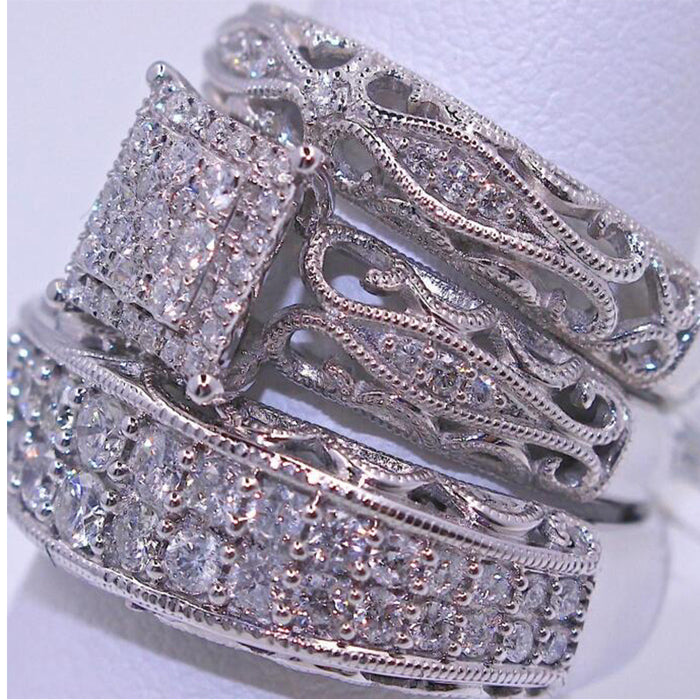 Wholesale Diamond Couple Hand Jewelry Ring Ring JDC-RS-ChenR059