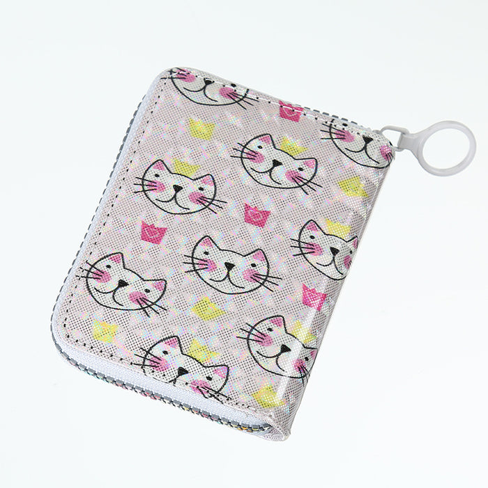 Wholesale PU Wallet Cartoon Pink Card Holder Student Coin Purse JDC-WT-Sumanshu001