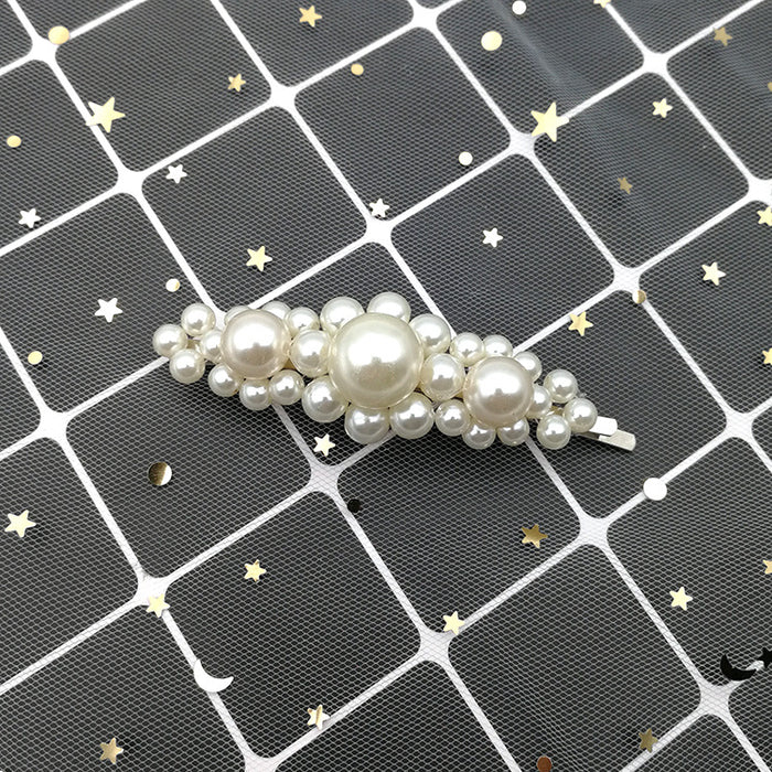 Wholesale ins pearl hair clip adult side card elegant top clip JDC-HC-ShaoK006