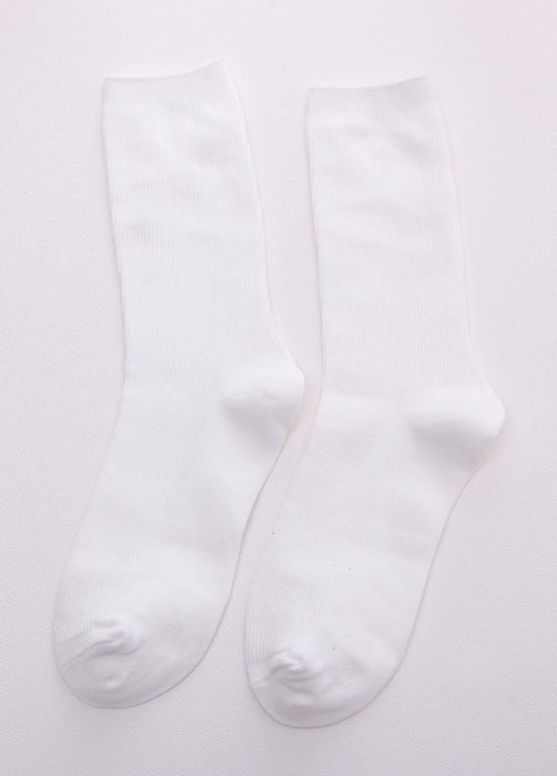 Jewelry WholesaleWholesale spring/summer cotton socks double needle long tube pile socks JDC-SK-BuZL0006 Sock 步之蓝 %variant_option1% %variant_option2% %variant_option3%  Factory Price JoyasDeChina Joyas De China