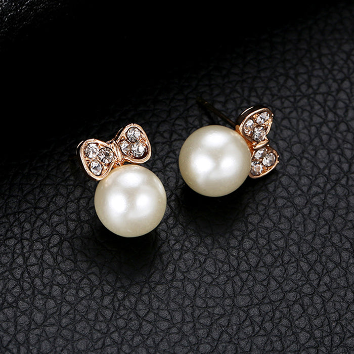 Wholesale fashion pearl earrings temperament stud earrings women JDC-ES-CM022