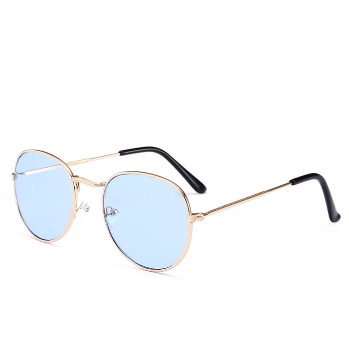 Wholesale Ocean Sheet Sunglasses Vintage Metal JDC-SG-FuL008