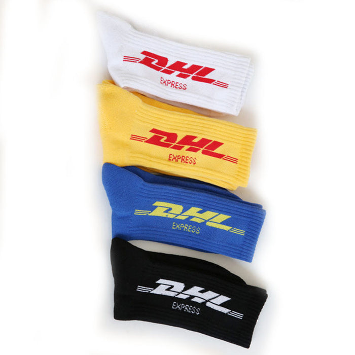 Wholesale Sock Cotton Mid Tube Sports Tide Brand Letter (F) MOQ≥3 JDC-SK-Liul001