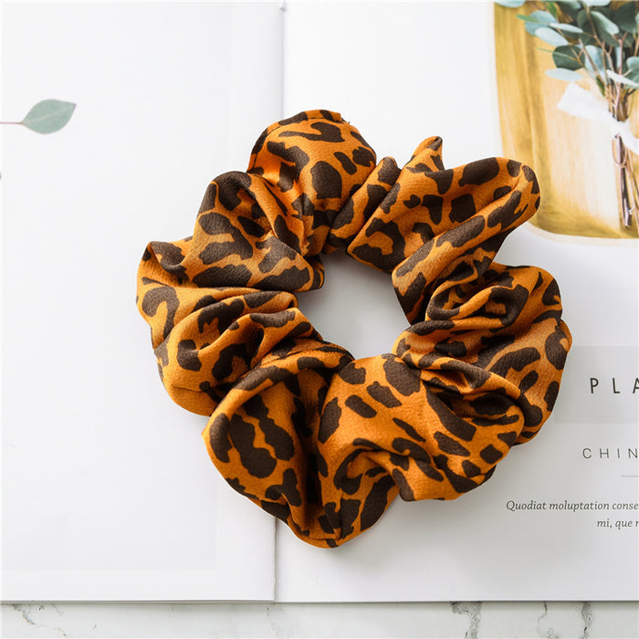 Jewelry WholesaleWholesale leopard pattern large intestine ring korean head rope JDC-HS-ST001 Hair Scrunchies 三态 %variant_option1% %variant_option2% %variant_option3%  Factory Price JoyasDeChina Joyas De China