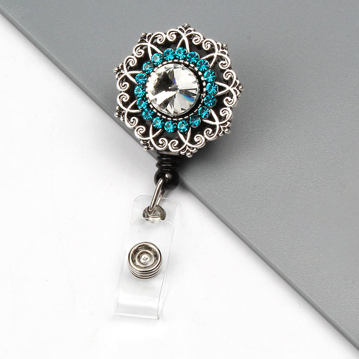 Wholesale Keychains For Backpacks Easy Pull Button Chest Card Door Card Clip Buckle JDC-KC-WHao002