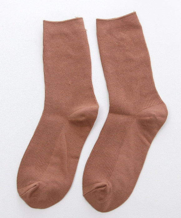 Jewelry WholesaleWholesale spring/summer cotton socks double needle long tube pile socks JDC-SK-BuZL0006 Sock 步之蓝 %variant_option1% %variant_option2% %variant_option3%  Factory Price JoyasDeChina Joyas De China