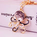 Jewelry WholesaleWholesale alloy rhinestones small octopus car keychain JDC-KC-KuX002 Keychains 酷熙 %variant_option1% %variant_option2% %variant_option3%  Factory Price JoyasDeChina Joyas De China