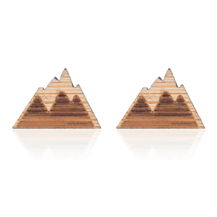 Wholesale Map Wooden Earrings JDC-ES-SS014