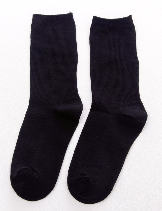 Jewelry WholesaleWholesale spring/summer cotton socks double needle long tube pile socks JDC-SK-BuZL0006 Sock 步之蓝 %variant_option1% %variant_option2% %variant_option3%  Factory Price JoyasDeChina Joyas De China