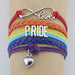 Jewelry WholesaleWholesale LGBT handmade woven PRIDE love bracelet woven bracelet JDC-BT-HanM001 Bracelet 瀚铭 %variant_option1% %variant_option2% %variant_option3%  Factory Price JoyasDeChina Joyas De China