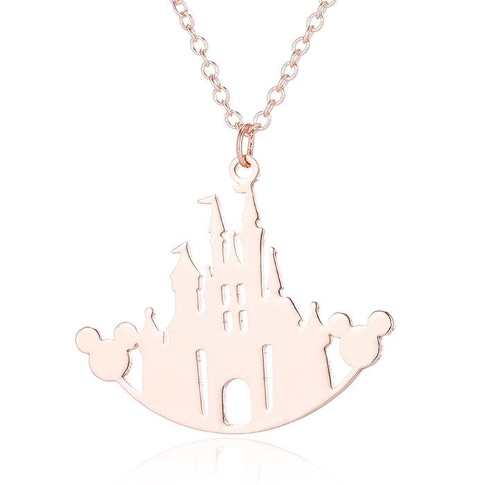 Jewelry WholesaleWholesale Cartoon Castle Stainless Steel Necklace (F) JDC-NE-SS006 Necklaces 双硕 %variant_option1% %variant_option2% %variant_option3%  Factory Price JoyasDeChina Joyas De China