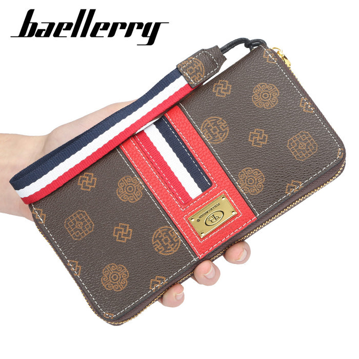 Wholesale ladies wallet large capacity medium and long clutch bag JDC-WT-Zhengxin007