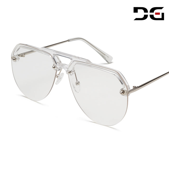 Wholesale Sunglasses PC Half Frame Jelly Color JDC-SG-MengJ006