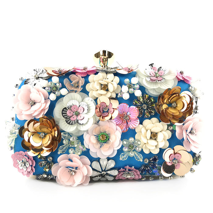 Jewelry WholesaleWholesale Handmade Flower Beaded Shoulder Bag JDC-SD-Hengm003 Shoulder Bags 恒美 %variant_option1% %variant_option2% %variant_option3%  Factory Price JoyasDeChina Joyas De China