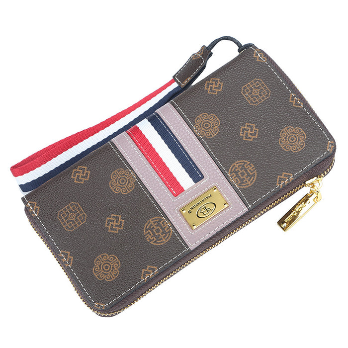 Wholesale ladies wallet large capacity medium and long clutch bag JDC-WT-Zhengxin007