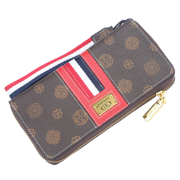 Wholesale ladies wallet large capacity medium and long clutch bag JDC-WT-Zhengxin007