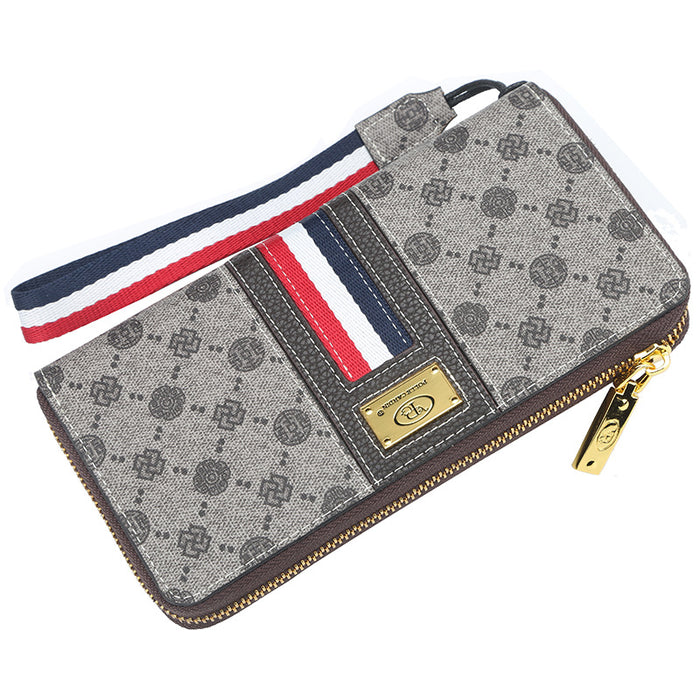 Wholesale wallet fashion zipper mid length clutch bag JDC-WT-Zhengxin008