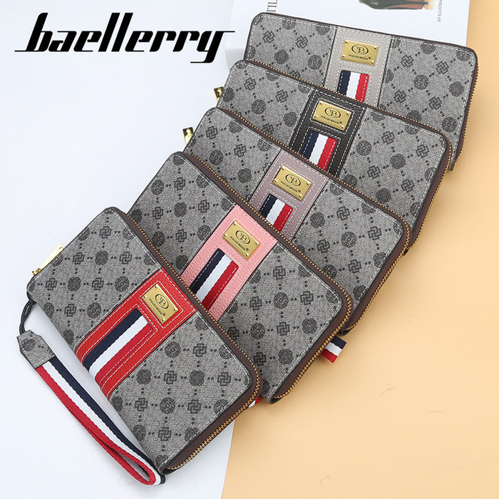 Wholesale wallet fashion zipper mid length clutch bag JDC-WT-Zhengxin008