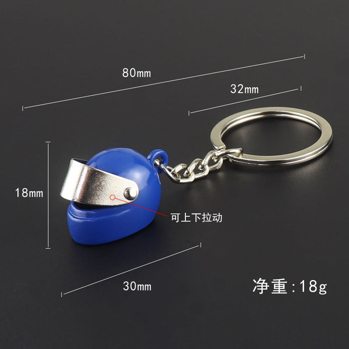 Jewelry WholesaleWholesale Metal Mini Hard Hat Motorcycle Keychain MOQ≥2 JDC-KC-XunXin003 Keychains 浔鑫 %variant_option1% %variant_option2% %variant_option3%  Factory Price JoyasDeChina Joyas De China