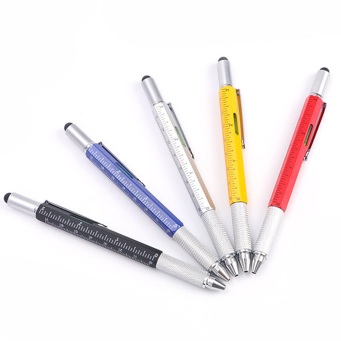 Wholesale Multifunctional Metal Level Screwdriver Scale Ballpoint Pen MOQ≥2 JDC-BP-GeShang005