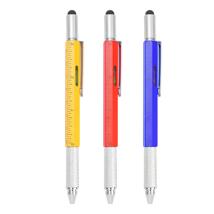 Wholesale Multifunctional Metal Level Screwdriver Scale Ballpoint Pen MOQ≥2 JDC-BP-GeShang005