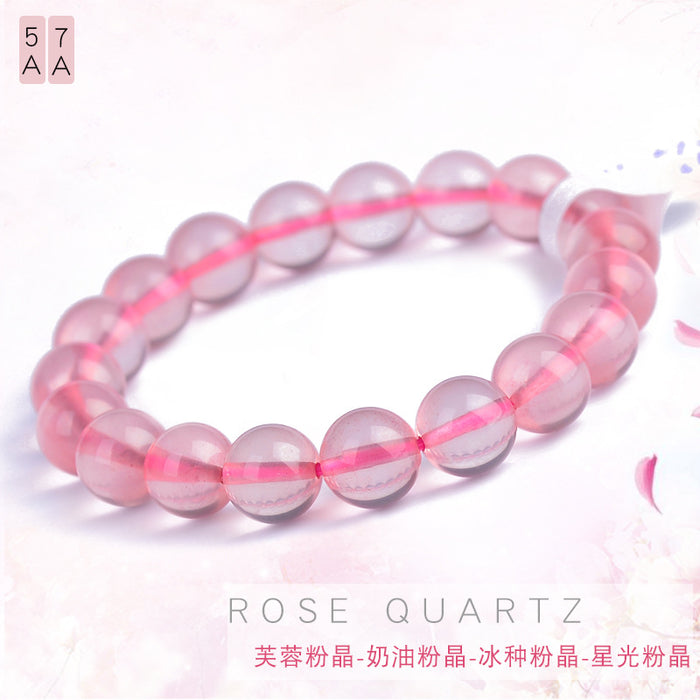 Jewelry WholesaleWholesale Crystal  Prosperity Peach Blossom Powder Bracelet JDC-BT-BaiM005 Bracelet 百慕 %variant_option1% %variant_option2% %variant_option3%  Factory Price JoyasDeChina Joyas De China