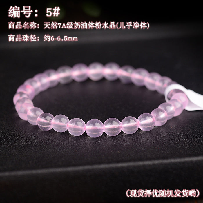 Jewelry WholesaleWholesale Crystal  Prosperity Peach Blossom Powder Bracelet JDC-BT-BaiM005 Bracelet 百慕 %variant_option1% %variant_option2% %variant_option3%  Factory Price JoyasDeChina Joyas De China