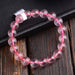 Jewelry WholesaleWholesale Crystal  Prosperity Peach Blossom Powder Bracelet JDC-BT-BaiM005 Bracelet 百慕 %variant_option1% %variant_option2% %variant_option3%  Factory Price JoyasDeChina Joyas De China