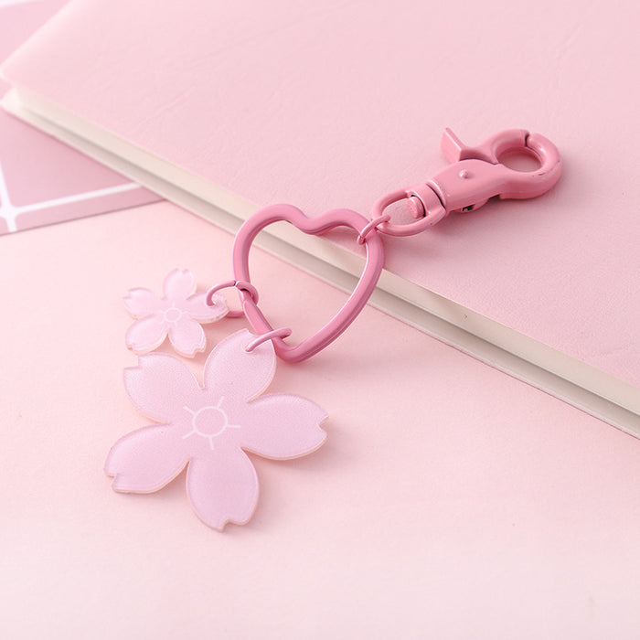 Wholesale cute love keychain cartoon bow key ring JDC-KC-HHui003