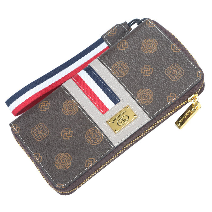 Wholesale ladies wallet large capacity medium and long clutch bag JDC-WT-Zhengxin007