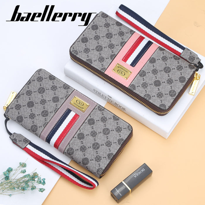 Wholesale wallet fashion zipper mid length clutch bag JDC-WT-Zhengxin008