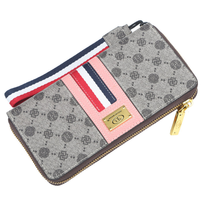 Wholesale wallet fashion zipper mid length clutch bag JDC-WT-Zhengxin008