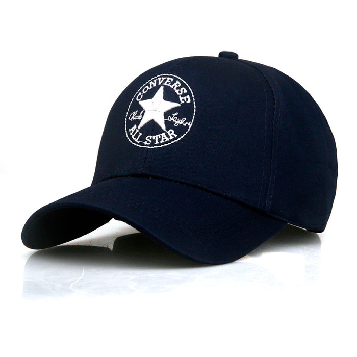 Wholesale Hat Cotton Pentagram Embroidered Casual Peaked Cap (F) JDC-FH-XiangLu001