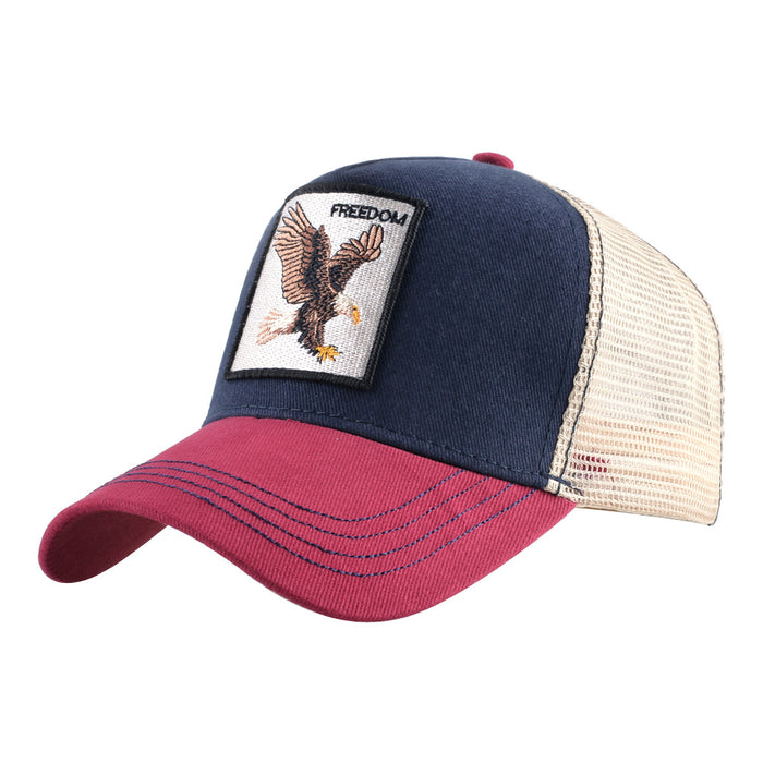 Jewelry WholesaleWholesale Cotton Embroidered Wolf Hawk Baseball Cap Trucker Cap JDC-FH-DSM001 Fashionhat 戴上美 %variant_option1% %variant_option2% %variant_option3%  Factory Price JoyasDeChina Joyas De China