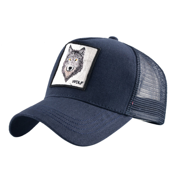 Jewelry WholesaleWholesale Cotton Embroidered Wolf Hawk Baseball Cap Trucker Cap JDC-FH-DSM001 Fashionhat 戴上美 %variant_option1% %variant_option2% %variant_option3%  Factory Price JoyasDeChina Joyas De China