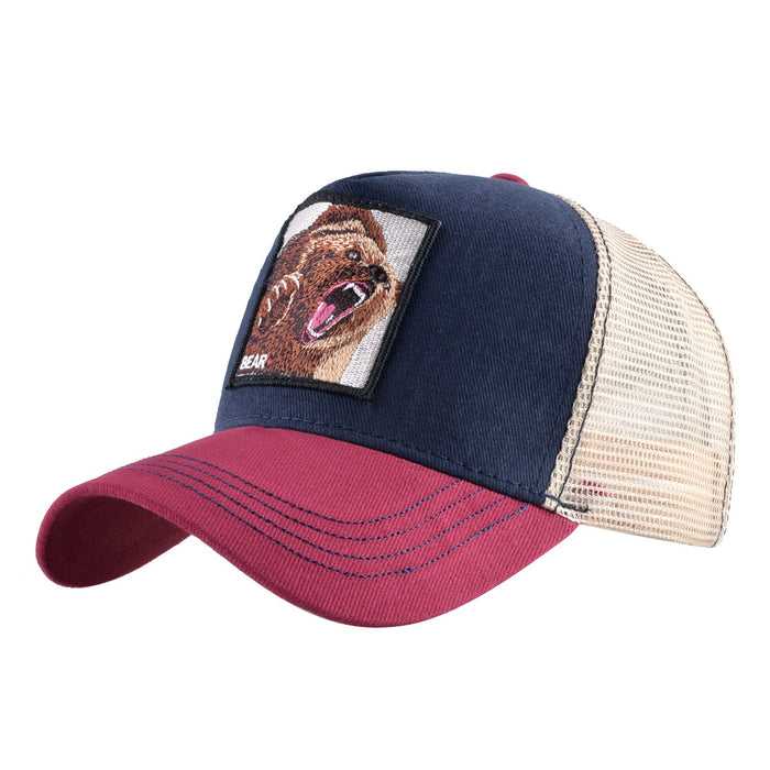 Jewelry WholesaleWholesale Patch Animal Embroidery Cotton Baseball Cap Truck Caps JDC-FH-DSM002 Fashionhat 戴上美 %variant_option1% %variant_option2% %variant_option3%  Factory Price JoyasDeChina Joyas De China