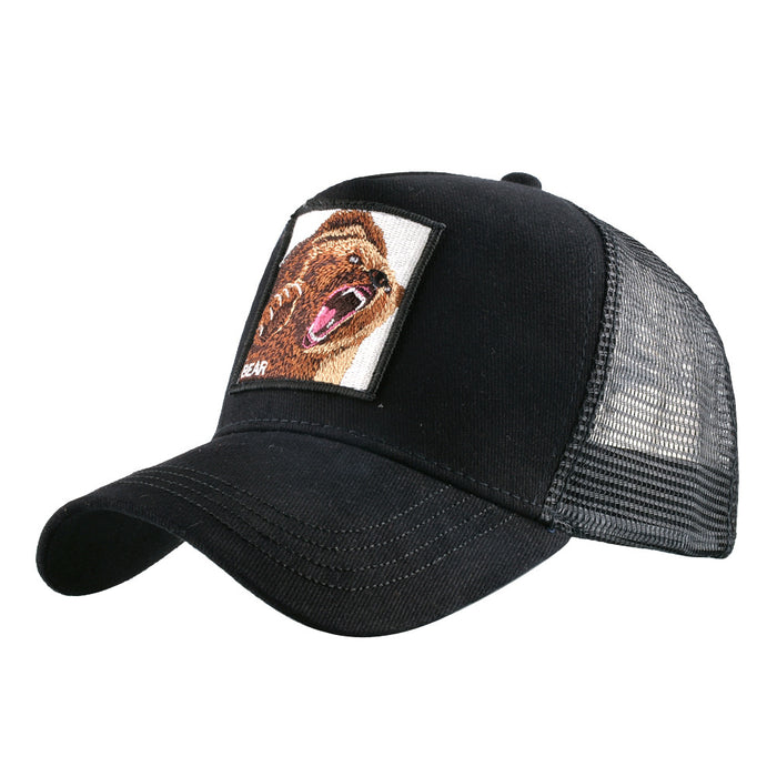 Jewelry WholesaleWholesale Patch Animal Embroidery Cotton Baseball Cap Truck Caps JDC-FH-DSM002 Fashionhat 戴上美 %variant_option1% %variant_option2% %variant_option3%  Factory Price JoyasDeChina Joyas De China