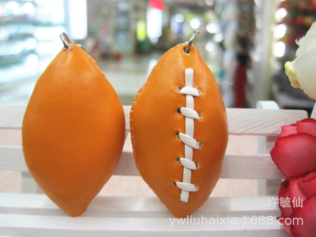 Jewelry WholesaleWholesale Mini football key chain Pu keychain MOQ≥2 JDC-KC-XXing001 Keychains 熙兴 %variant_option1% %variant_option2% %variant_option3%  Factory Price JoyasDeChina Joyas De China