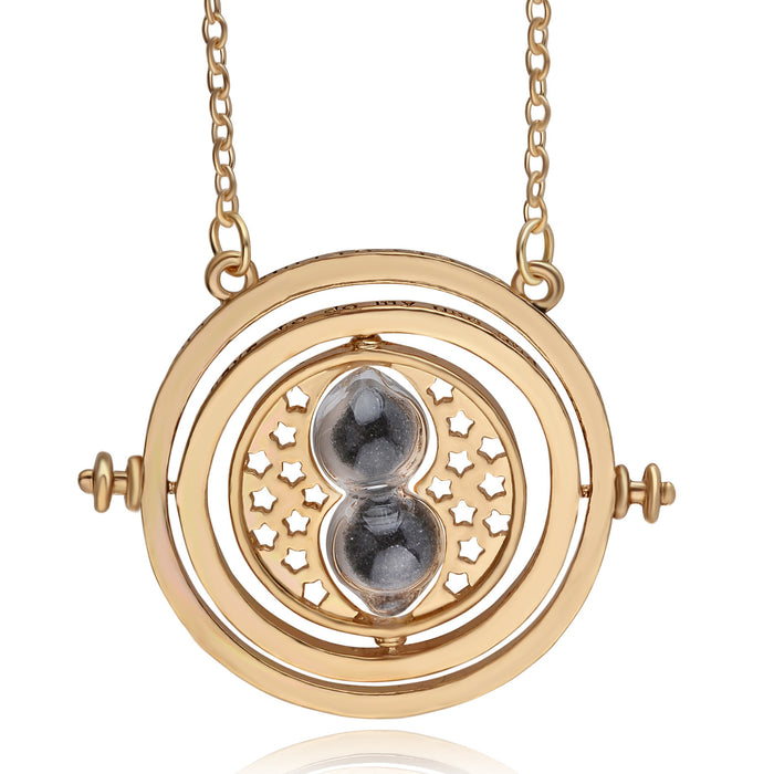 Jewelry WholesaleWholesale Metal Time Converter Hourglass Rotating Alloy Necklace MOQ≥2 JDC-NE-ZJ014 Necklaces 志嘉 %variant_option1% %variant_option2% %variant_option3%  Factory Price JoyasDeChina Joyas De China