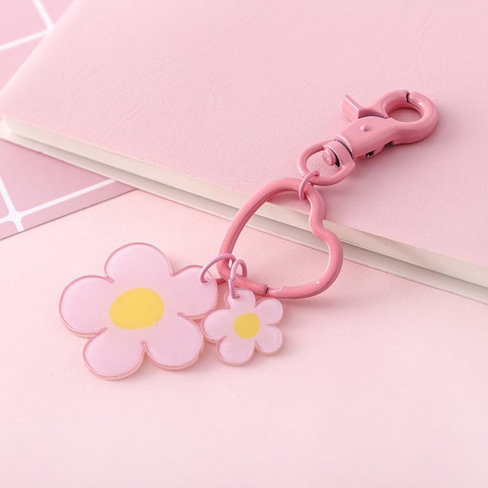 Wholesale cute love keychain cartoon bow key ring JDC-KC-HHui003