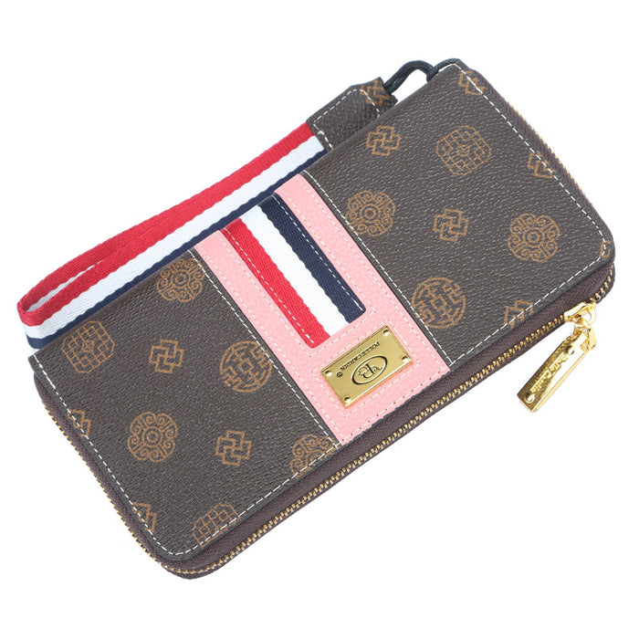 Wholesale ladies wallet large capacity medium and long clutch bag JDC-WT-Zhengxin007