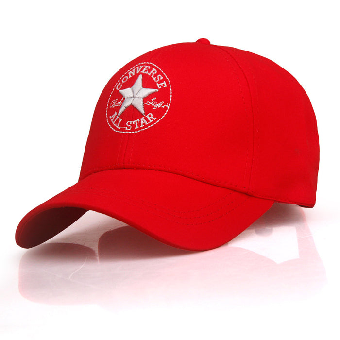 Wholesale Hat Cotton Pentagram Embroidered Casual Peaked Cap (F) JDC-FH-XiangLu001