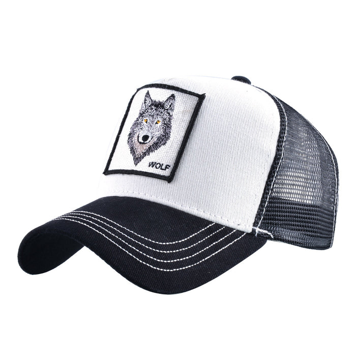 Jewelry WholesaleWholesale Cotton Embroidered Wolf Hawk Baseball Cap Trucker Cap JDC-FH-DSM001 Fashionhat 戴上美 %variant_option1% %variant_option2% %variant_option3%  Factory Price JoyasDeChina Joyas De China