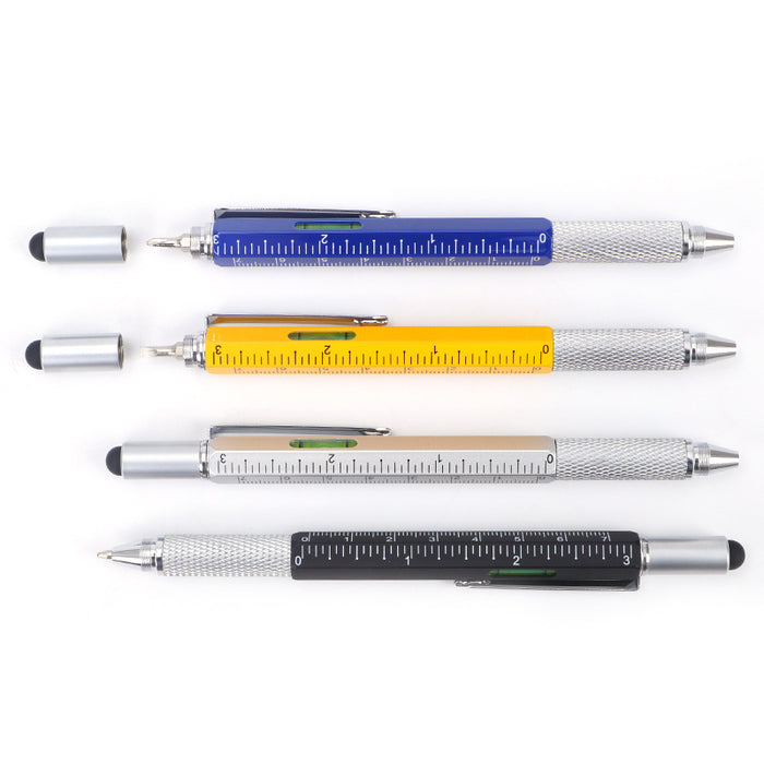 Wholesale Multifunctional Metal Level Screwdriver Scale Ballpoint Pen MOQ≥2 JDC-BP-GeShang005