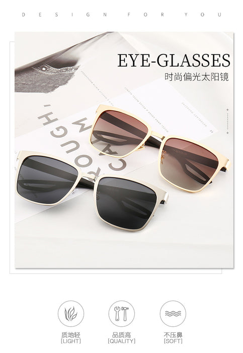 Wholesale Sunglasses Resin Lenses Metal  Frames JDC-SG-KML004