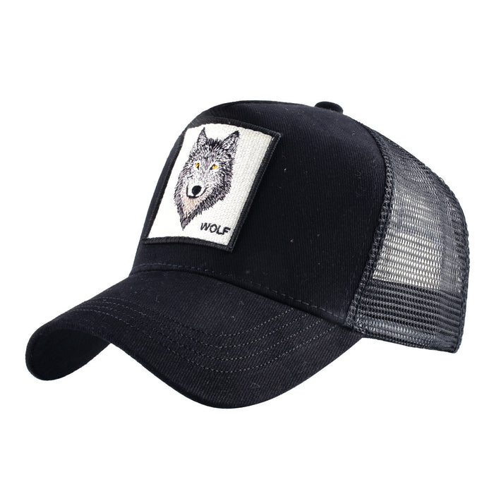 Jewelry WholesaleWholesale Cotton Embroidered Wolf Hawk Baseball Cap Trucker Cap JDC-FH-DSM001 Fashionhat 戴上美 %variant_option1% %variant_option2% %variant_option3%  Factory Price JoyasDeChina Joyas De China