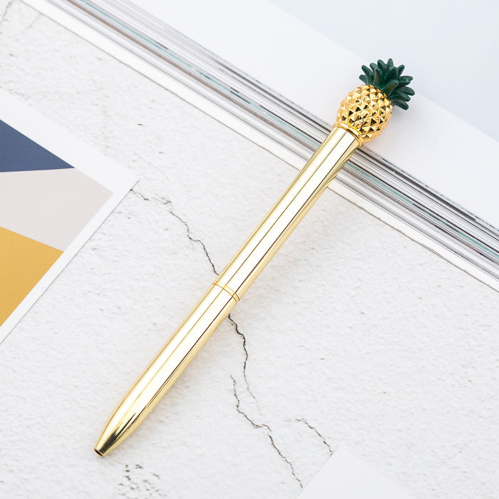 Wholesale cute pineapple ballpoint pen business gift metal signature pen JDC-BP-Huah034