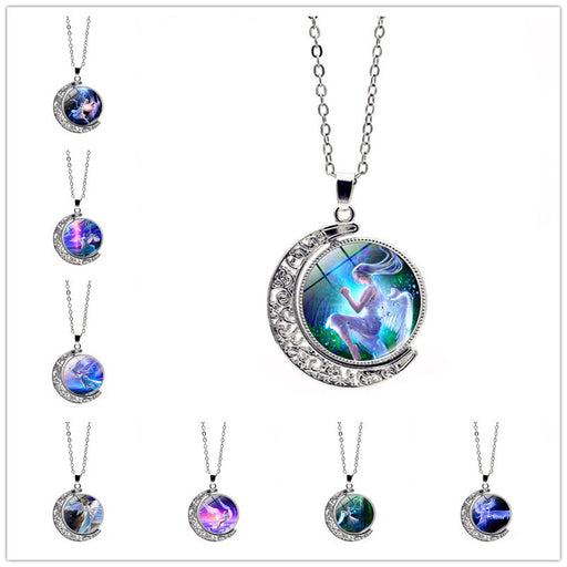 Jewelry WholesaleWholesale Angel double-sided rotating Pendant JDC-CS-Hengx006 charms 横湘 %variant_option1% %variant_option2% %variant_option3%  Factory Price JoyasDeChina Joyas De China